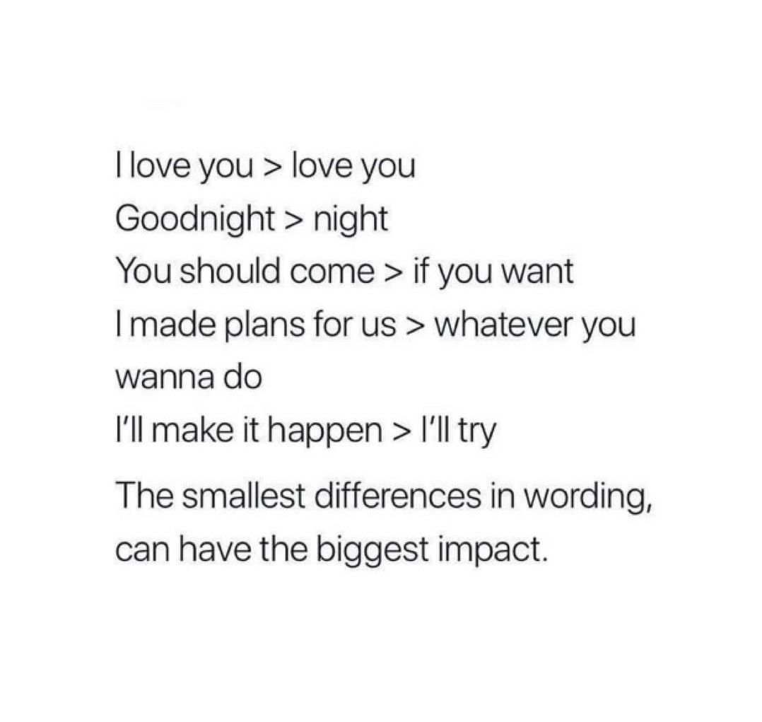 The Smallest Difference In Wording Can Have The Biggest Impact Pictures ...