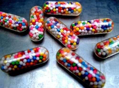 Candy capsules