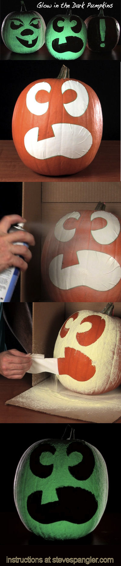 DIY Glow In The Dark Pumpkins