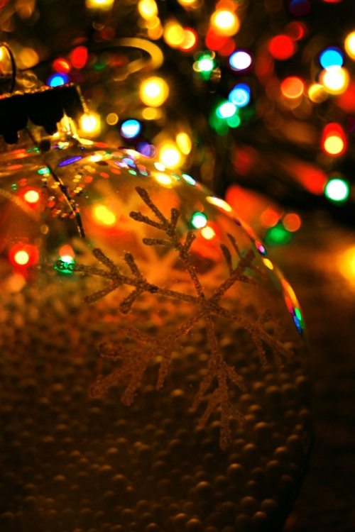 Clear ornaments