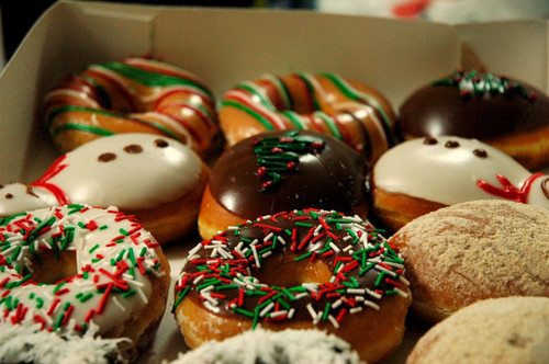Christmas donuts Christmas donuts