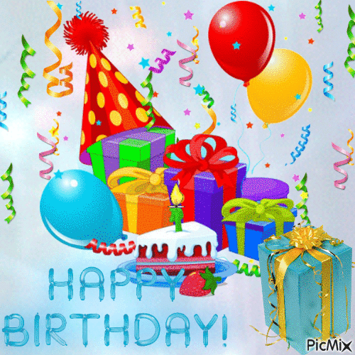Happy Birthday Party Gifts And Balloon Gif Pictures, Photos, and Images