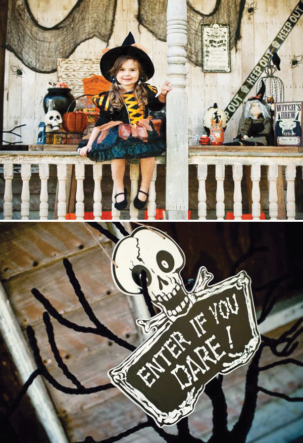 Halloween porch party