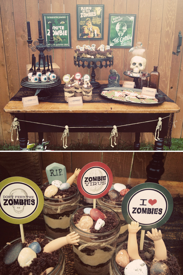 Vintage zombie party Vintage zombie party