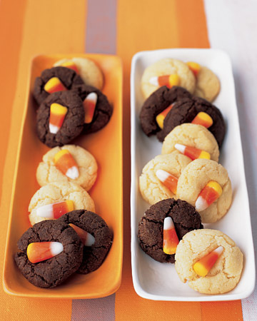 Candy corn cookies