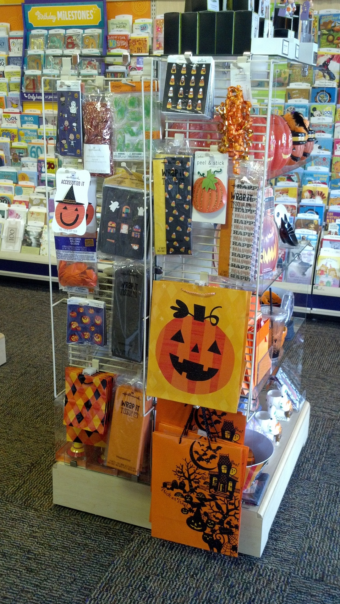 Halloween cards and bags