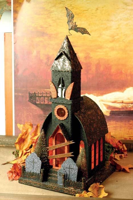 Vintage style haunted chapel Vintage style haunted chapel