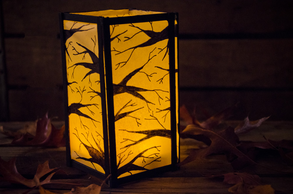 In the woods paper lantern In the woods paper lantern