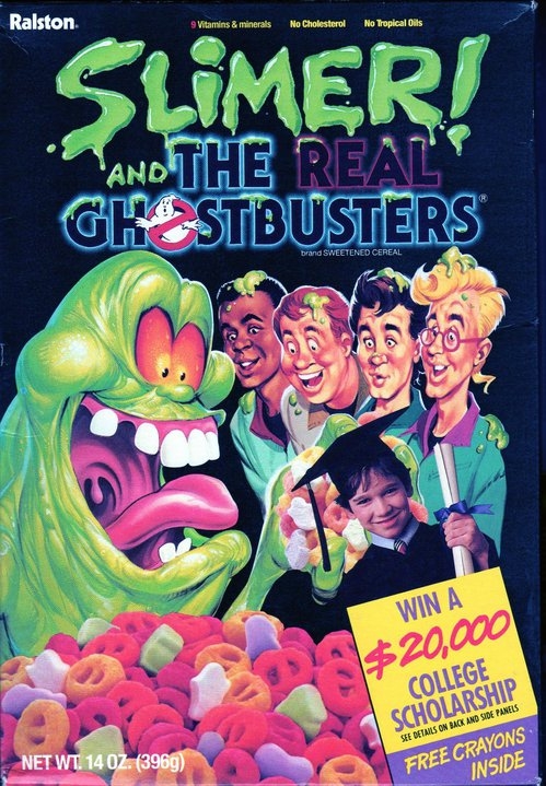Slimer and the real ghostbusters