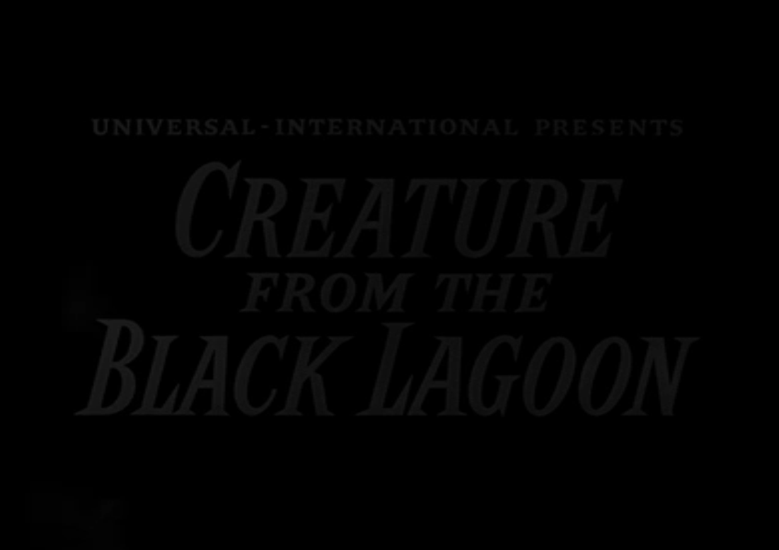 Creature from the black lagoon