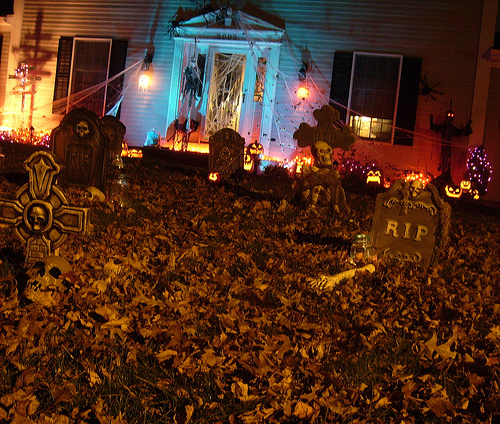 Front yard graveyard