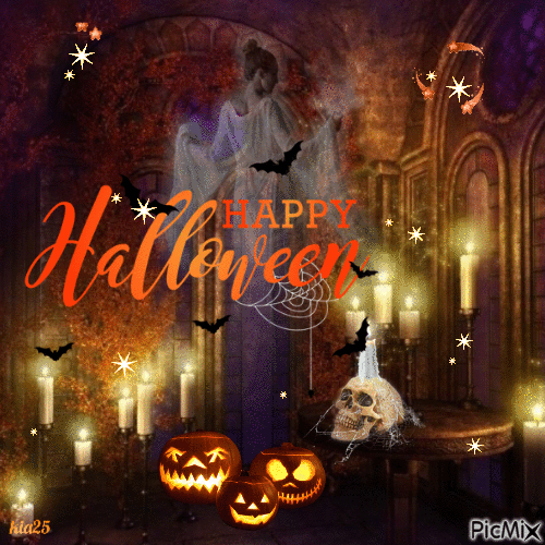 Ghost Lady Happy Halloween Gif Pictures, Photos, and Images for