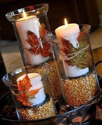 Fall Candle Holders