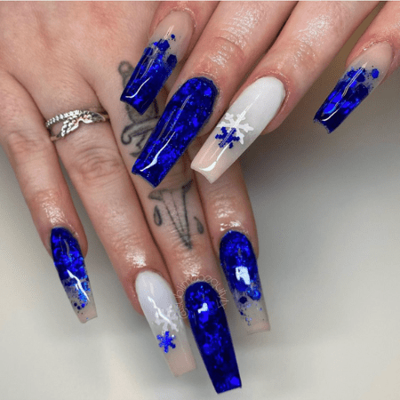 Vibrant Royal Blue Nails Pictures, Photos, and Images for Facebook