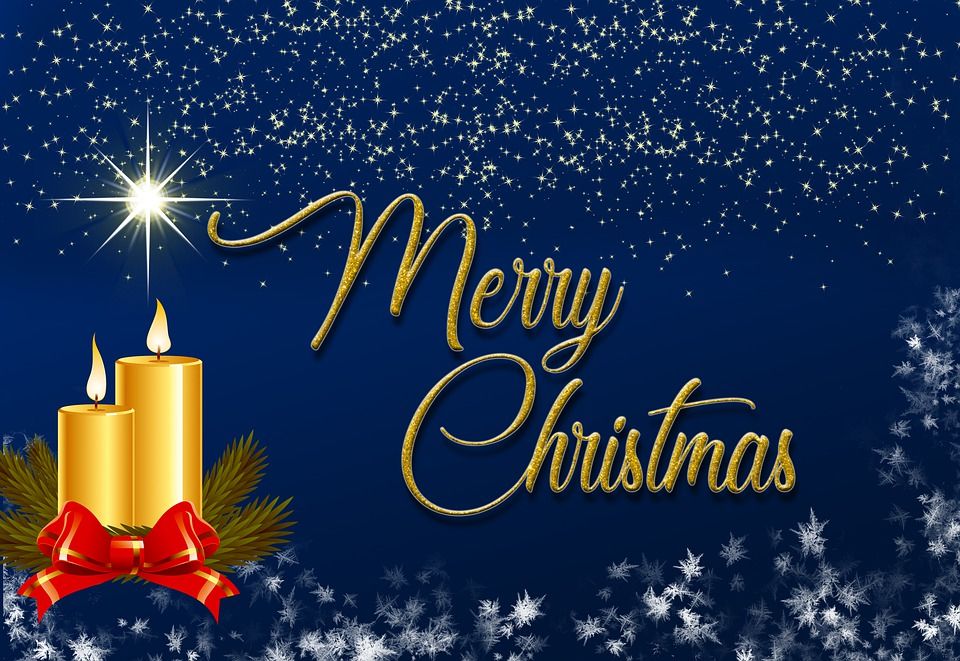 Gold Candles Merry Christmas Quote Pictures, Photos, and Images for