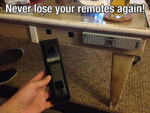 Never lose your remotes again Never lose your remotes again