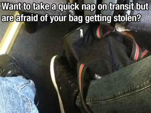 Want to take a quick nap on transit?