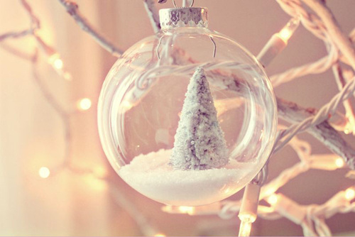 Snow globe ornament