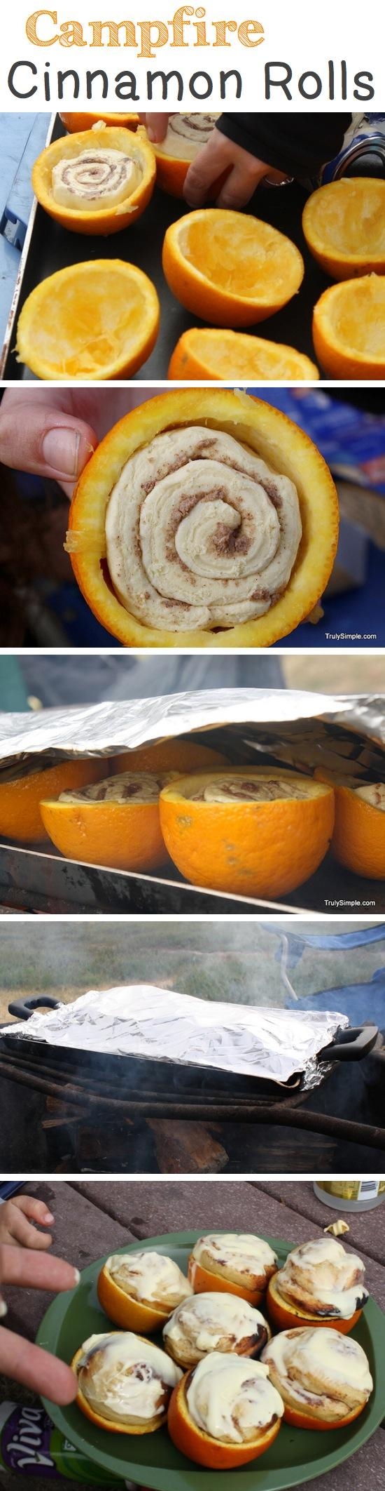 DIY Campfire Cinnamon Rolls DIY Campfire Cinnamon Rolls