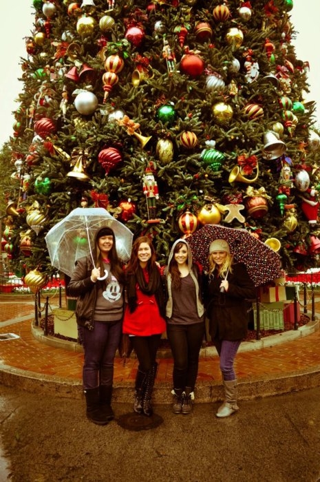 Disneyland christmas tree