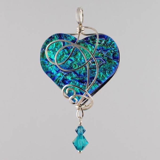 handmade beaded pendant