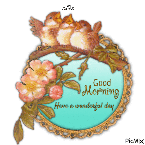 Singing Birds Good Morning Gif Pictures, Photos, and Images for