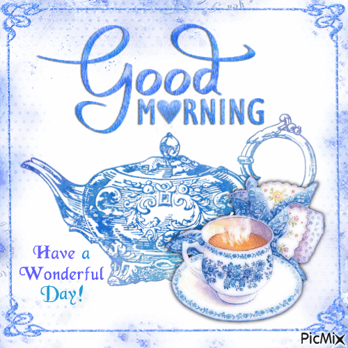 Good Morning Hot Tea Gif Pictures, Photos, and Images for Facebook