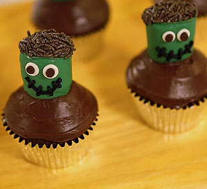 Mini Monster Cupcakes