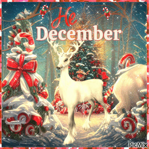 White Antler Hello December Pictures, Photos, and Images for Facebook