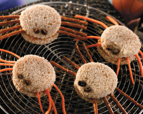 Mini Spider Sandwiches