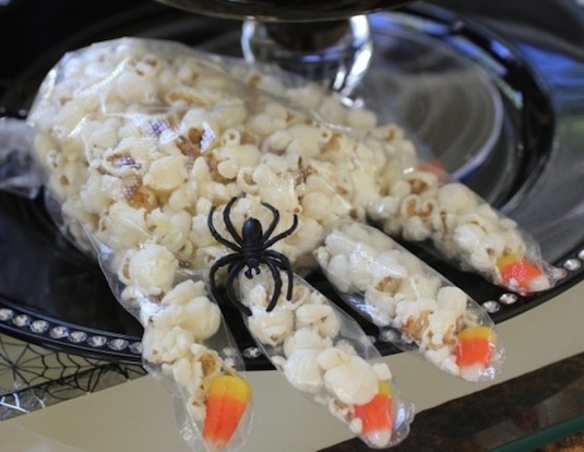 Popcorn witch hand