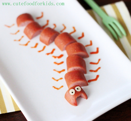 Hot dog caterpillar