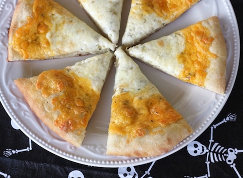 Candy corn pizza Candy corn pizza