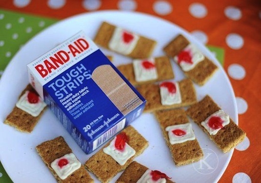 Bloody band aids