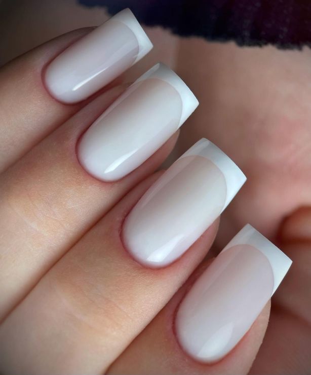 Perfect White French Tip Nails Pictures, Photos, and Images for