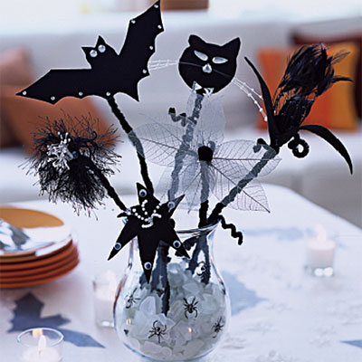 Spider vase centerpiece Spider vase centerpiece