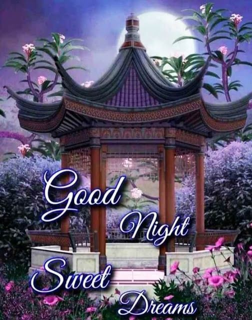 Japanese Garden Good Night Sweet Dreams Pictures, Photos, and Images