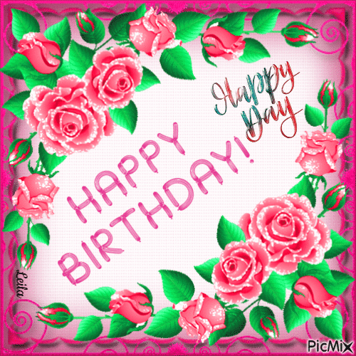 Beautiful Roses Happy Birthday Gif Pictures, Photos, and Images for