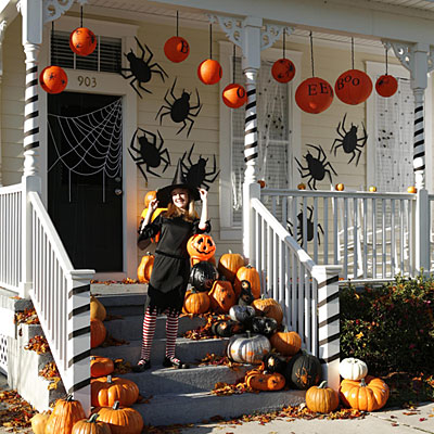 Crepe paper railings
