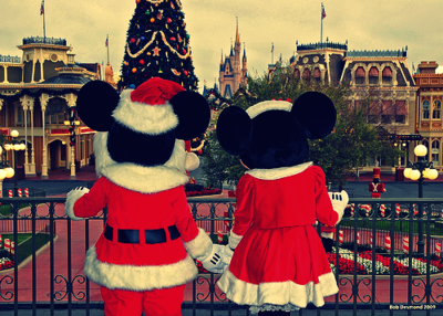 Minnie and mickey at disneyland