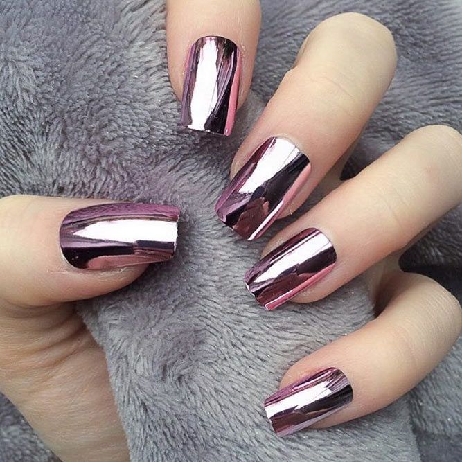 Metallic Pink Nails Pictures, Photos, and Images for Facebook, Tumblr