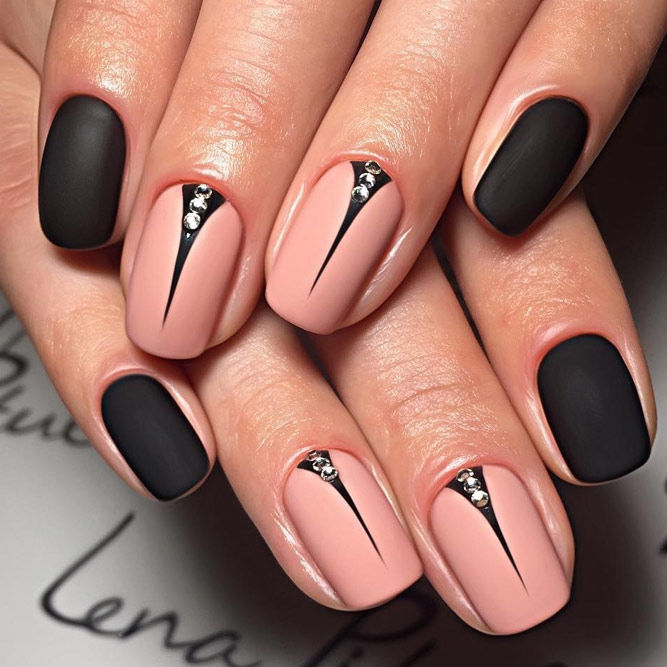 Tan And Black Nails Pictures, Photos, and Images for Facebook, Tumblr, Pinterest, and Twitter