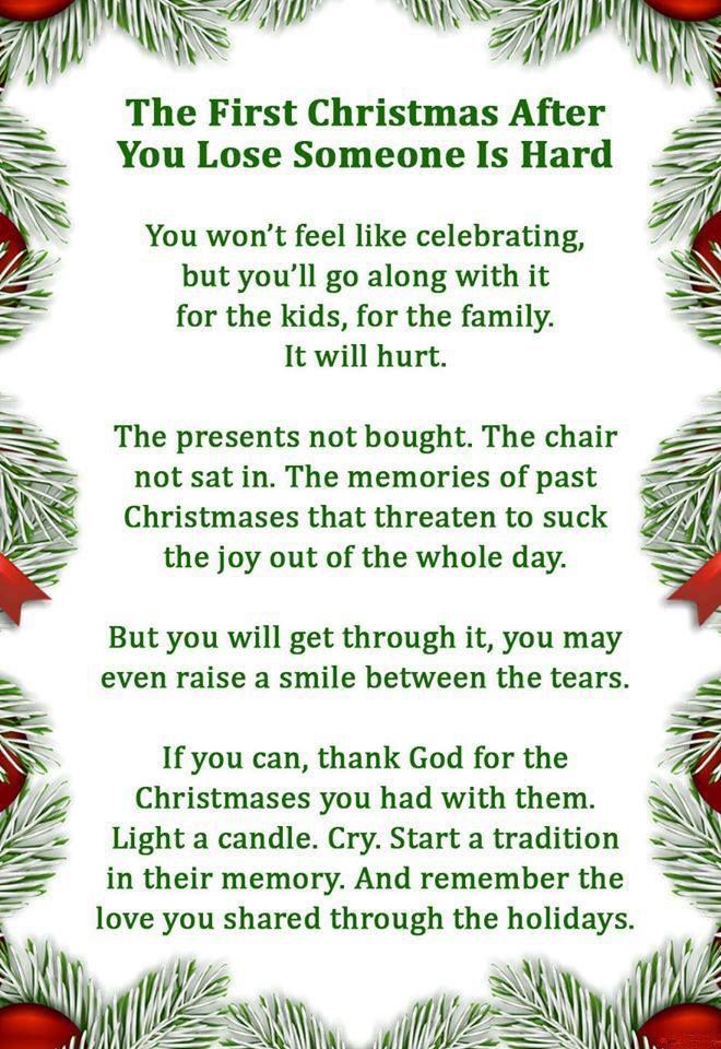 The First Christmas After You Lose Someone Is Hard Pictures, Photos