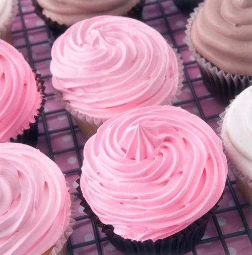 Pink swirl cupcakes Pink swirl cupcakes