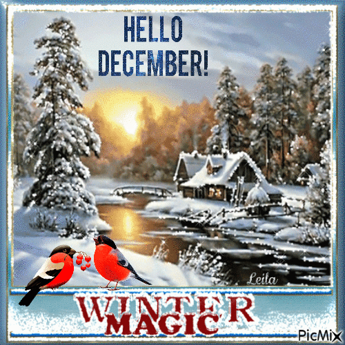 Winter Magic, Hello December Gif Pictures, Photos, and Images for