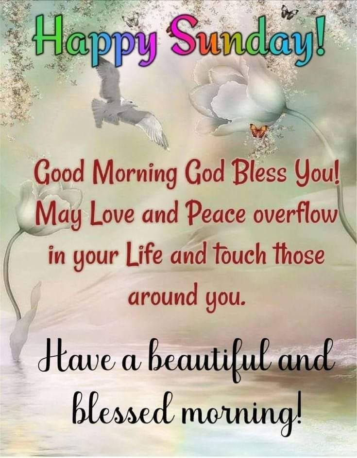 Happy Sunday Blessing For The Morning Pictures, Photos, and Images for