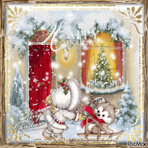 Happy Holidays And Merry Christmas Animated Quotes Pictures, Photos