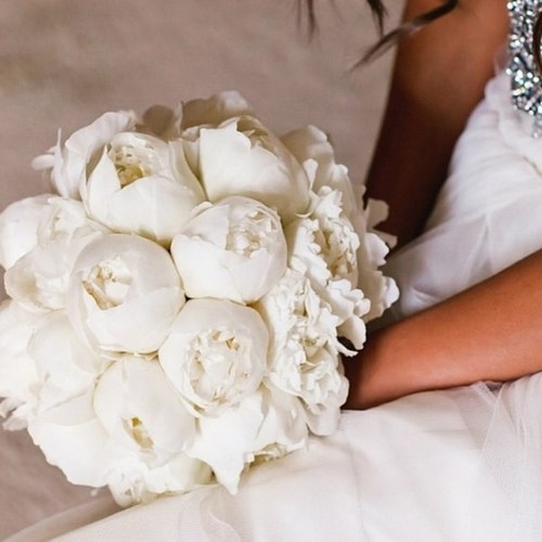 White wedding bouquet