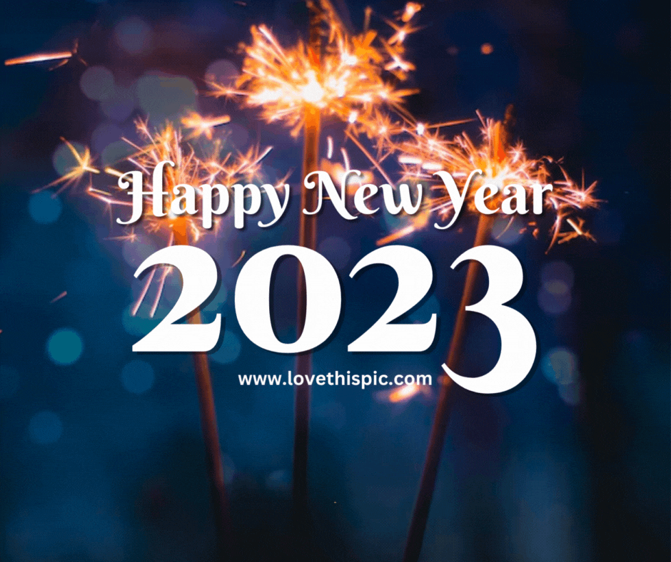 3 Sparklers Happy New Year 2023 Pictures, Photos, and Images for