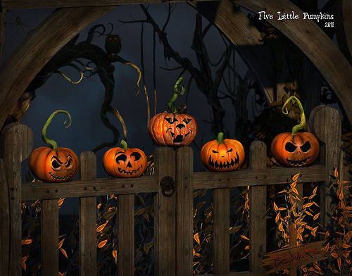 Five little pumpkins Five little pumpkins